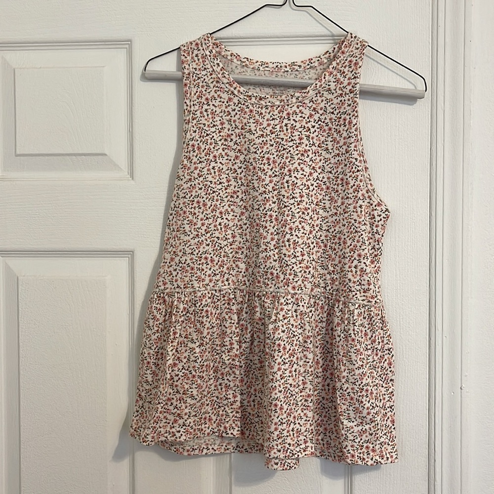 Floral Tank- Never worn